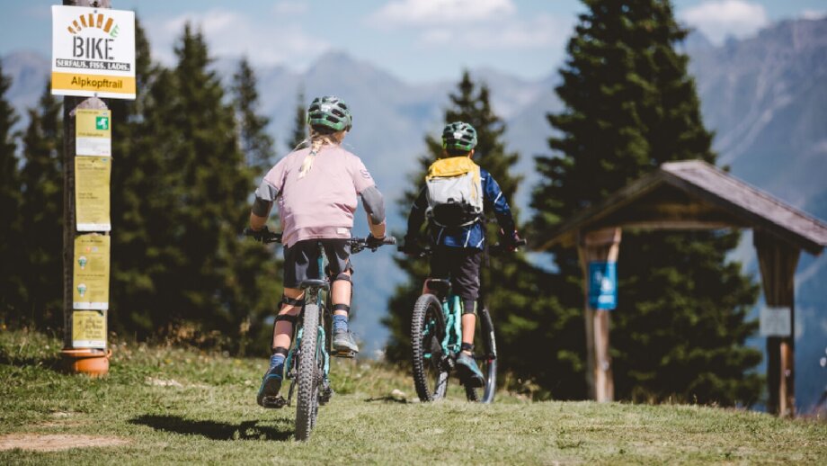 Start des  Alpkopftrail | © © Serfaus-Fiss-Ladis Marketing GmbH_Maria Knoll
