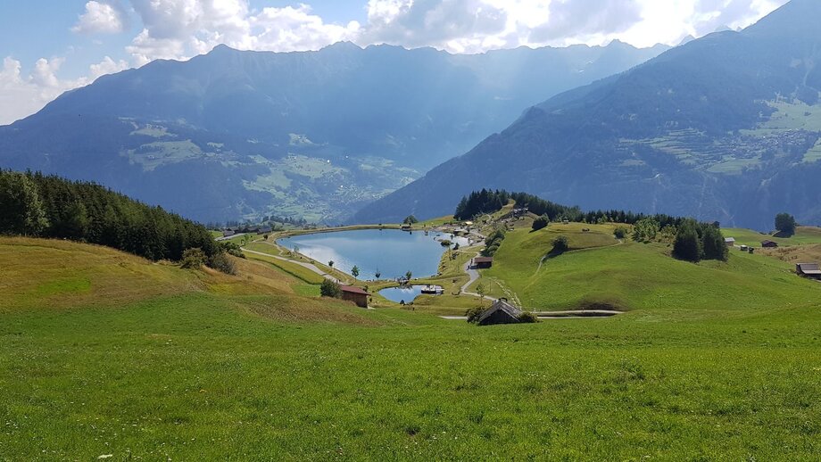 Aussicht auf der Familientour Schönegg | © © Serfaus-Fiss-Ladis Marketing GmbH