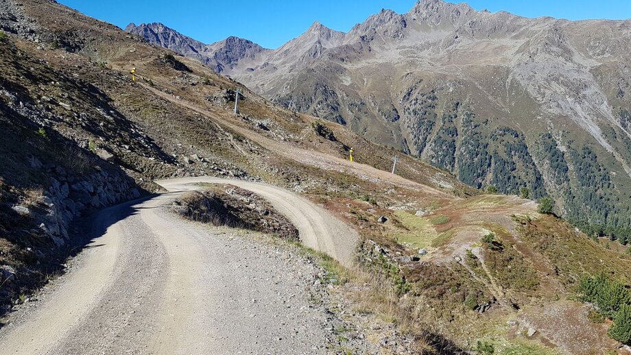 Radweg auf das Fisserjoch | © © Serfaus-Fiss-Ladis Marketing GmbH