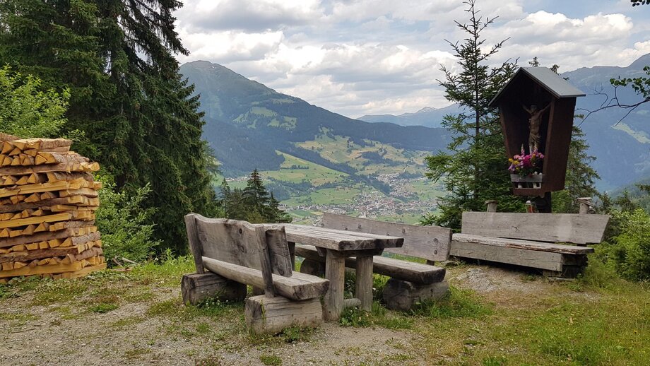 Rastplatz auf der Hochgallmigg Enduro Tour | © © Serfaus-Fiss-Ladis Marketing GmbH