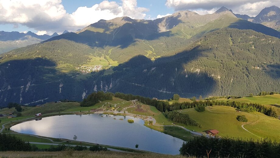Aussicht auf den Wolfsee in Fiss | © © Serfaus-Fiss-Ladis Marketing GmbH