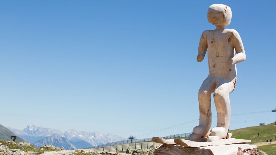 Skulptur auf dem Kunstweg | © © Serfaus-Fiss-Ladis Marketing GmbH