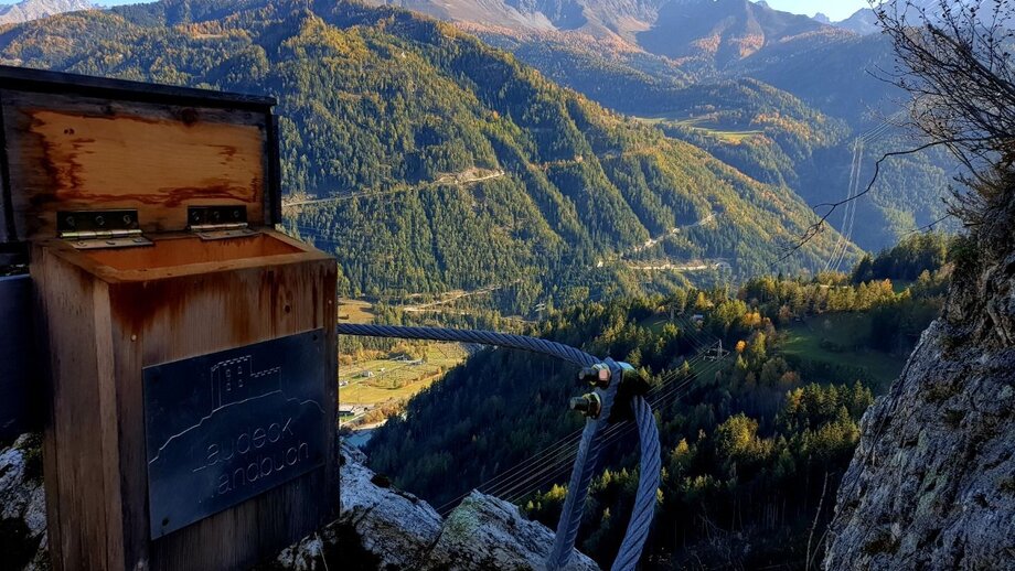 Quarzit Wand Burg Laudeck | © © Serfaus-Fiss-Ladis Marketing GmbH