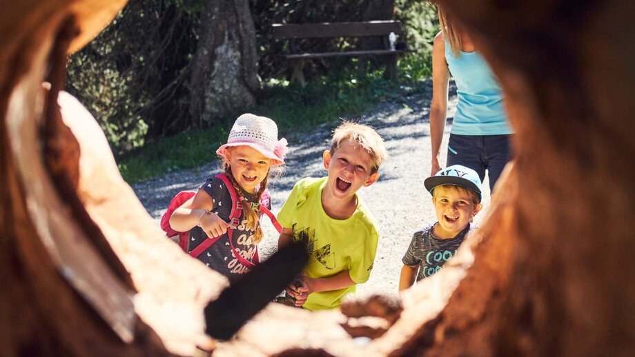 Zapfen werfen auf dem Murmliweg | © © Serfaus-Fiss-Ladis Marketing GmbH