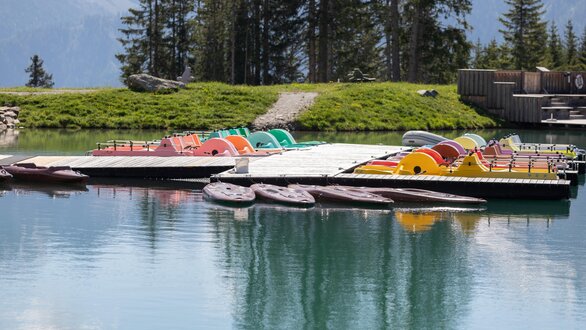 Treetbotte und Stand-Up-Paddle