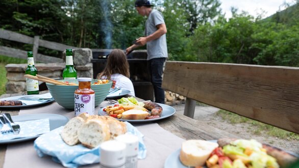 Grillen mit Freunde