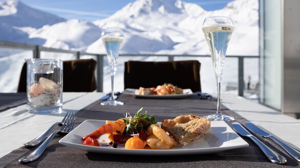Genießen mit schöne Aussicht auf die Berge | © ©Andreas Kirschner